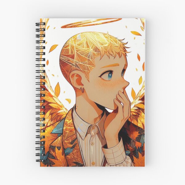 Artikelvorschau, Goldener Halo-Wächter - Otome-Fantasy-Charakterdruck entworfen und verkauft von FaydeFlora.