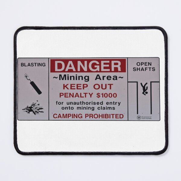 Item preview, Danger- explosives in use designed and sold by So Much 2 See.