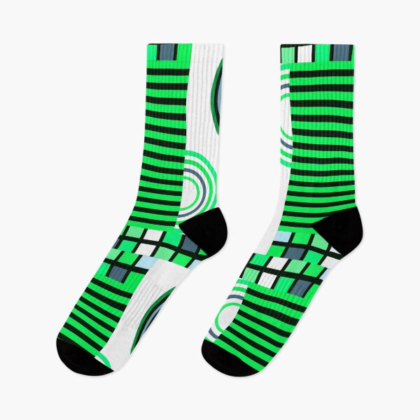 Artikelvorschau, Limettengrüne und weiße Retro-Bauhaus-abstrakte Designs entworfen und verkauft von DEC02.
