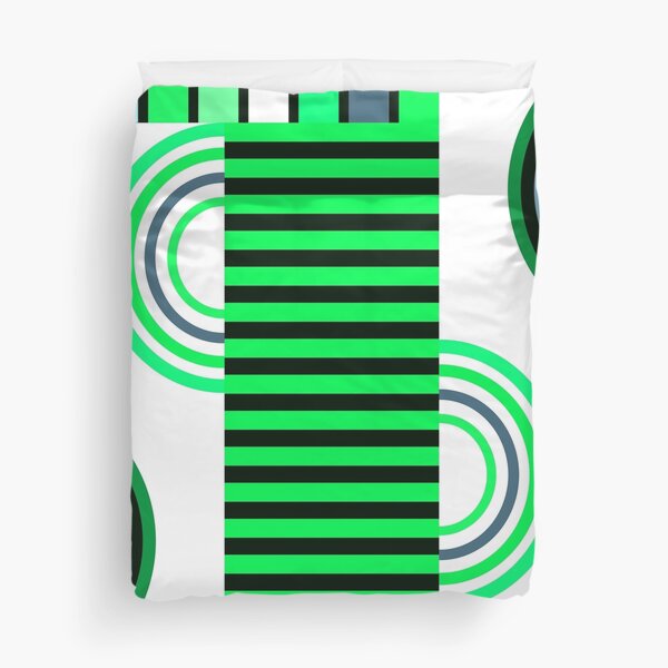Item preview, Lime-Green And White Retro Bauhaus Abstract Designs designed and sold by DEC02.