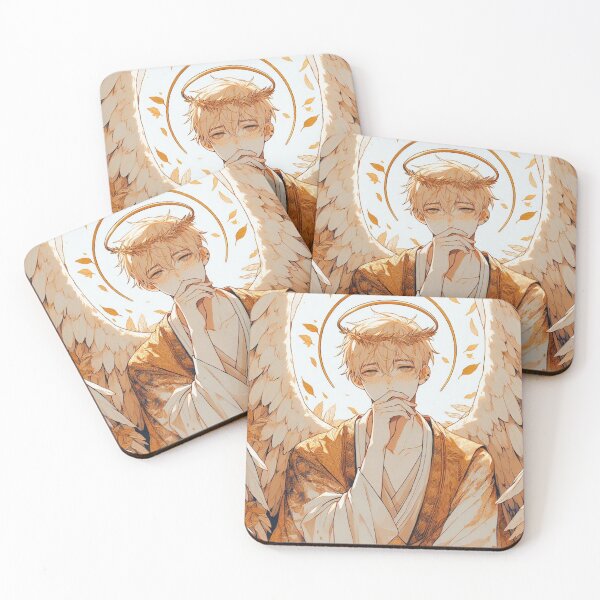 Item preview, Celestial Guardian with Freckles - Otome Angelic Art designed and sold by FaydeFlora.