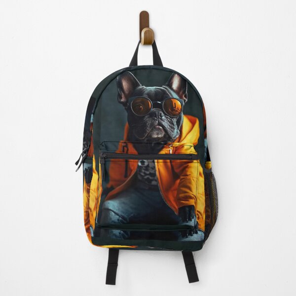 Item preview, Canine Style: Dog in Orange Jacket" designed and sold by Reina75.