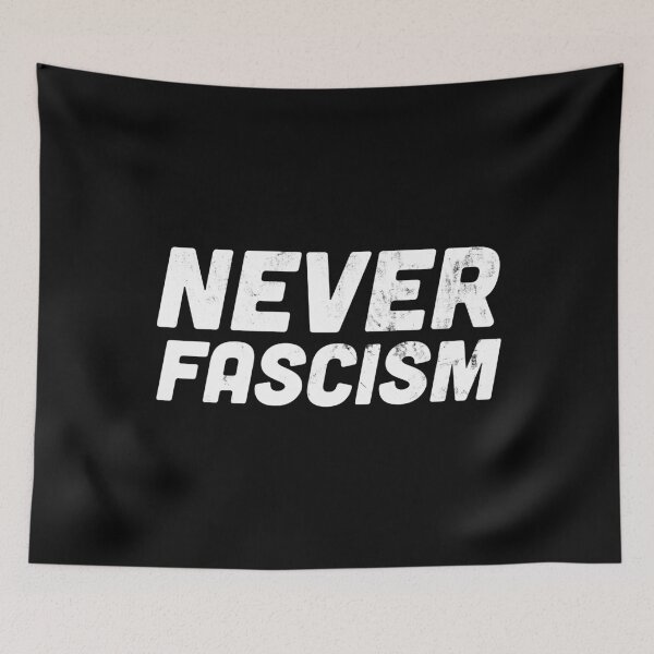 Item preview, Never Fascism Anti-Fascist Statement designed and sold by HappyResistance.