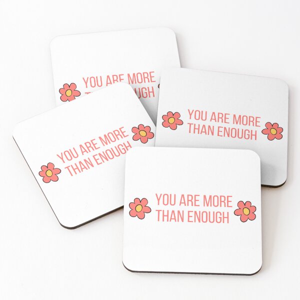 Item preview, You Are Enough Motivation Quote designed and sold by artscreat.