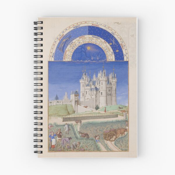 Item preview, September from Très Riches Heures de Jean de Berry  designed and sold by Medievalists.net.