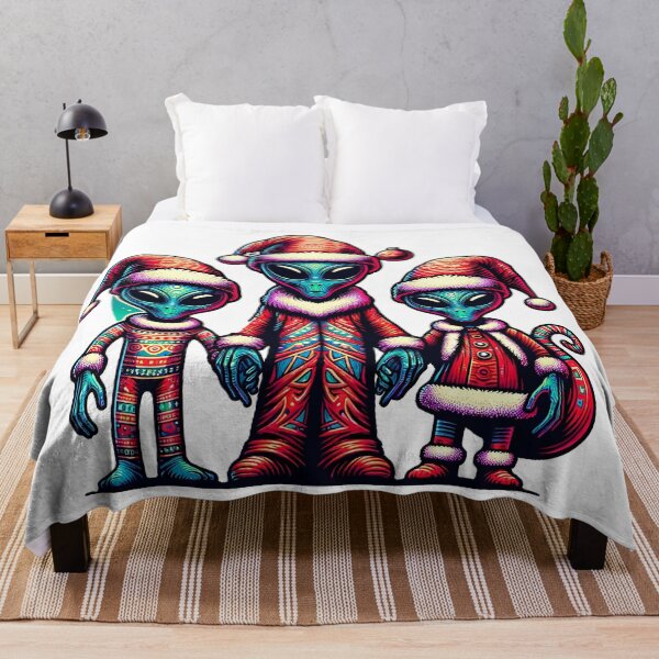Item preview, Christmas Alien Family Sticker designed and sold by Travelcases.
