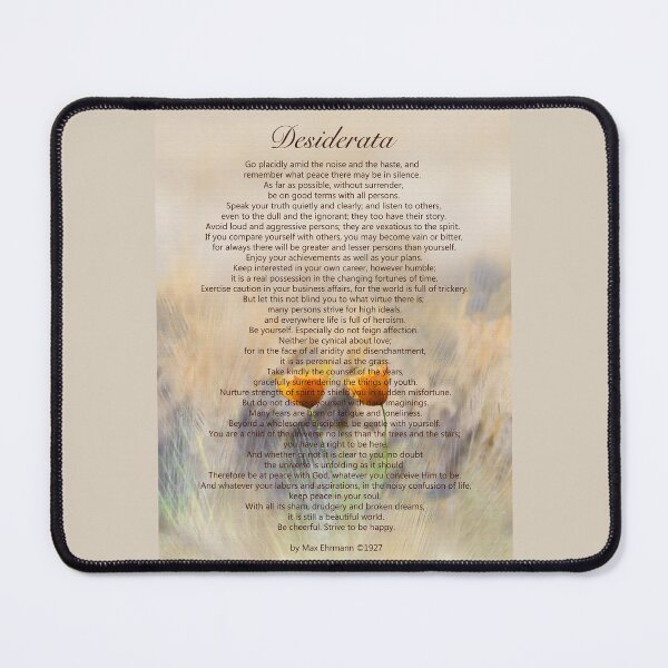 Item preview, Desiderata 27 Inspirational Art Sharon Cummings designed and sold by Sharon Cummings Art.