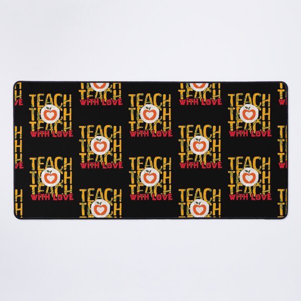 Item preview, Teach teach teach with love design,teach with love,retro teach,leopard teach,teach doodles,funny teacher quotes,apple teacher designed and sold by LuxeGraphix.