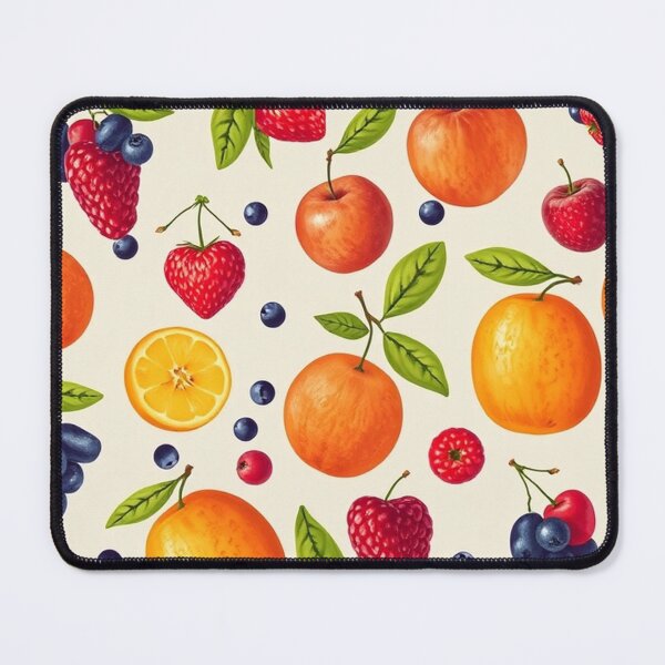 Item preview, Vibrant Fruit-Themed Seamless Pattern designed and sold by hjian8219.