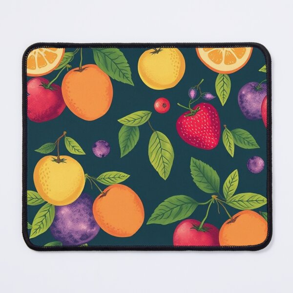 Item preview, Vibrant Fruit-Themed Seamless Pattern designed and sold by hjian8219.