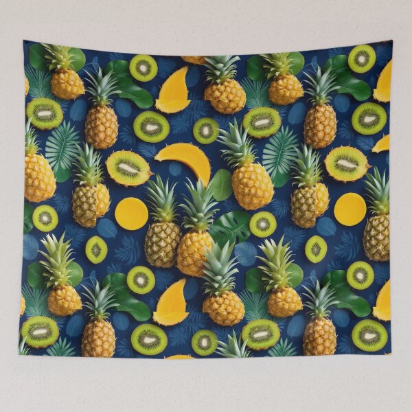 Item preview, Vibrant Fruit-Themed Seamless Pattern designed and sold by hjian8219.