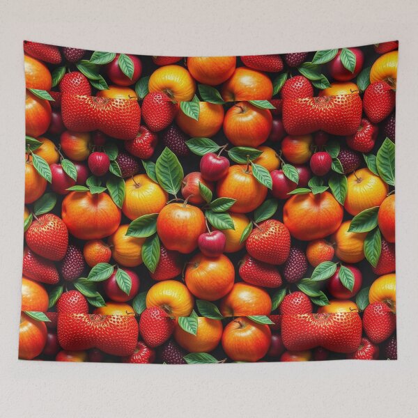 Item preview, Vibrant Fruit-Themed Seamless Pattern designed and sold by hjian8219.