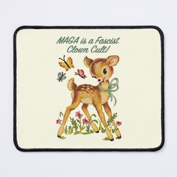 Item preview, Maga is a Fascist Clown Cult - Adorable Baby Deer designed and sold by Thelittlelord.