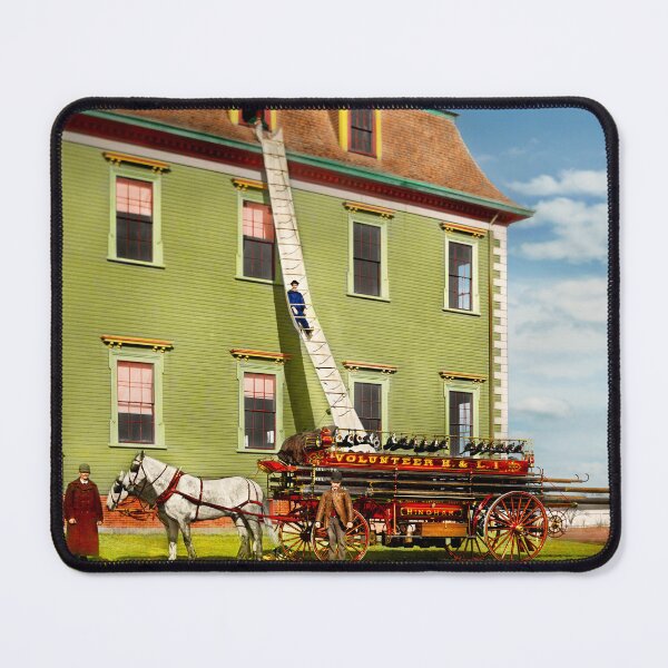 Item preview, Firefighter - Fire chute demonstration 1892 designed and sold by Mike Savad Photography.