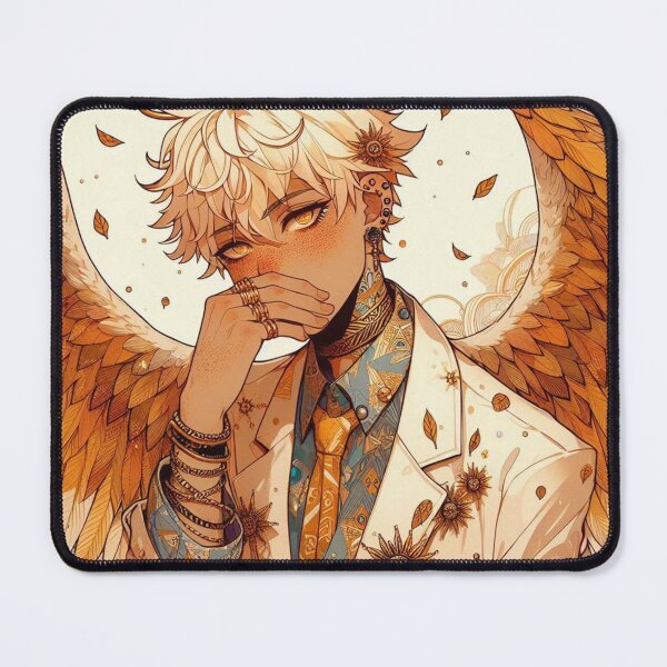 Item preview, Otome Fantasy Guardian - Angel with Golden Wings and Freckles designed and sold by FaydeFlora.