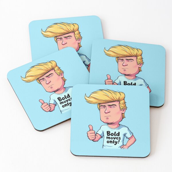 Item preview, Bold Moves Only | Motivational Cartoon Character |  Confidence Quote designed and sold by Iskander369.