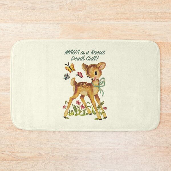 Item preview, Maga is a Racist Death Cult - Adorable Baby Deer designed and sold by Thelittlelord.