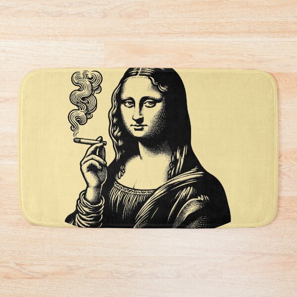 Item preview, Mona Lisa Smoking a Cigarette designed and sold by RayCrimson.