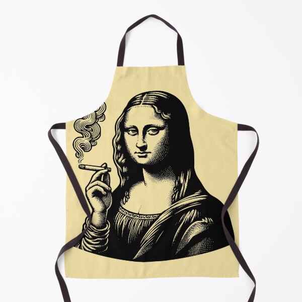 Item preview, Mona Lisa Smoking a Cigarette designed and sold by RayCrimson.