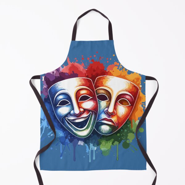 Item preview, Comedy Tragedy Theater Masks designed and sold by RayCrimson.