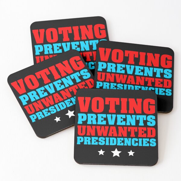 Item preview, Bold Voting Prevents Unwanted Presidencies - Patriotic Election Message designed and sold by HappyResistance.