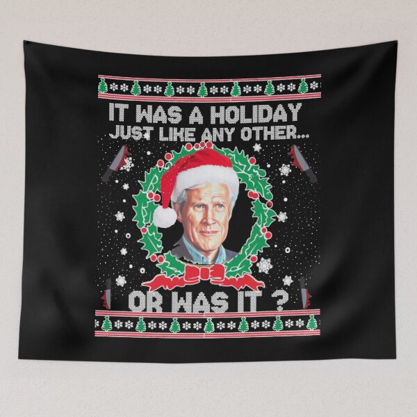 Item preview, Keith Morrison christmas sweater True Crime Ugly Christmas Sweater it was a holiday,just like any other  Party Sweatshirt True Crime Ugly Sweater Funny Christmas Sweater designed and sold by ArtfulWolves.