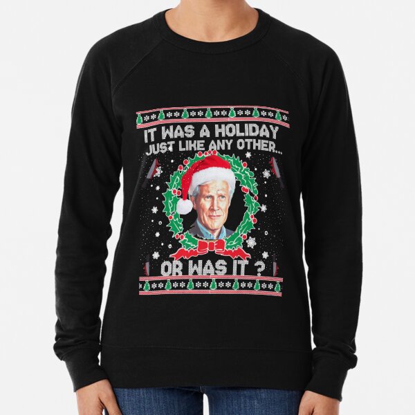 Artikel-Vorschau von Keith Morrison Weihnachtspullover True Crime Ugly Christmas Sweater Es war ein Feiertag, genau wie jeder andere Party-Sweatshirt True Crime Ugly Sweater Lustiger Weihnachtspullover, designt und verkauft von ArtfulWolves.