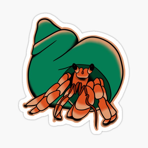 Item preview, American Traditional Hermit Crab designed and sold by BugLounge.