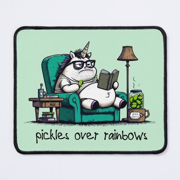 Item preview, Pickle Eating Unicorn designed and sold by FrozenRoscoe.