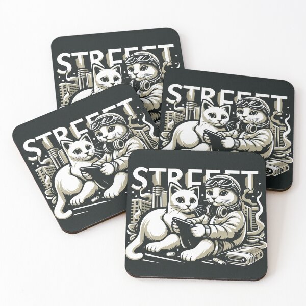 Item preview, Street Cats Art Gifts – Perfect for Cat Lovers designed and sold by emanuele6698.
