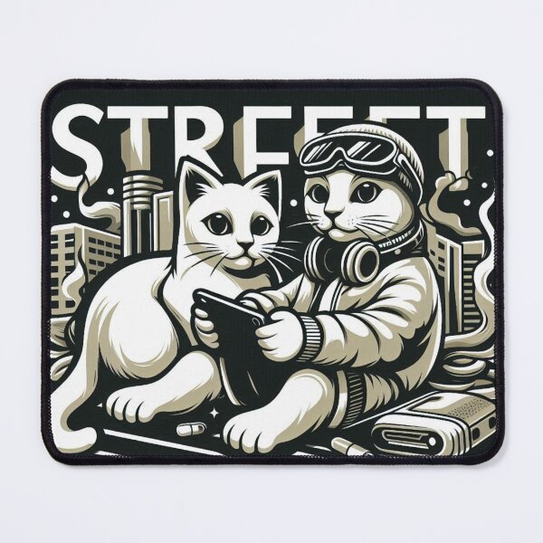 Item preview, Street Cats Art Gifts – Perfect for Cat Lovers designed and sold by emanuele6698.
