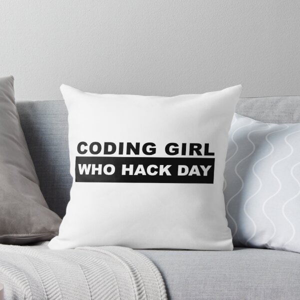 Item preview, Coding girl who hack day designed and sold by KeepOnCoding.