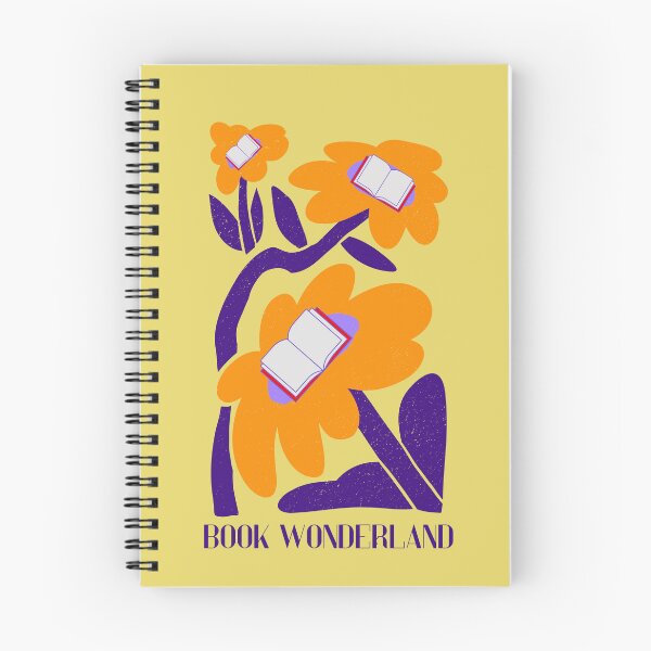 Item preview, Flower Book Wonderland - Floral Pattern Orange designed and sold by AJdodd.