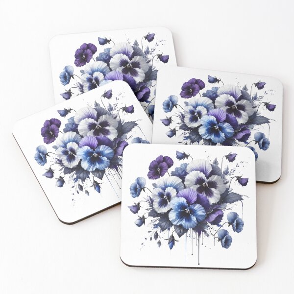 Item preview, Flowers in Bloom- Pansy Inspired designed and sold by PhatsTheCat.