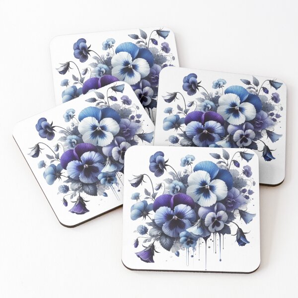 Item preview, Flowers in Bloom- Pansy Inspired designed and sold by PhatsTheCat.