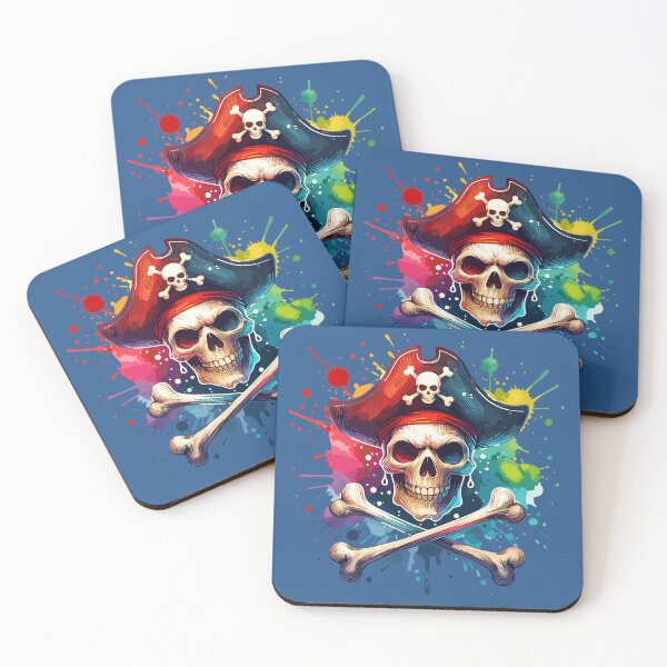 Item preview, Pirate Skull Jolly Roger designed and sold by RayCrimson.