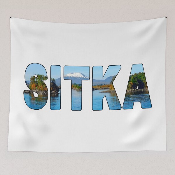 Item preview, SITKA - Alaska USA Mt Edgecumbe Volcano View designed and sold by Adam Gormley.