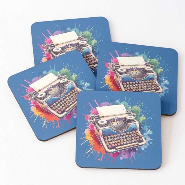 Item preview, Colorful Vintage Typewriter designed and sold by RayCrimson.