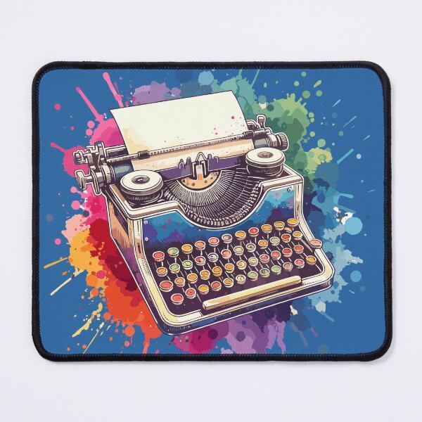 Item preview, Colorful Vintage Typewriter designed and sold by RayCrimson.