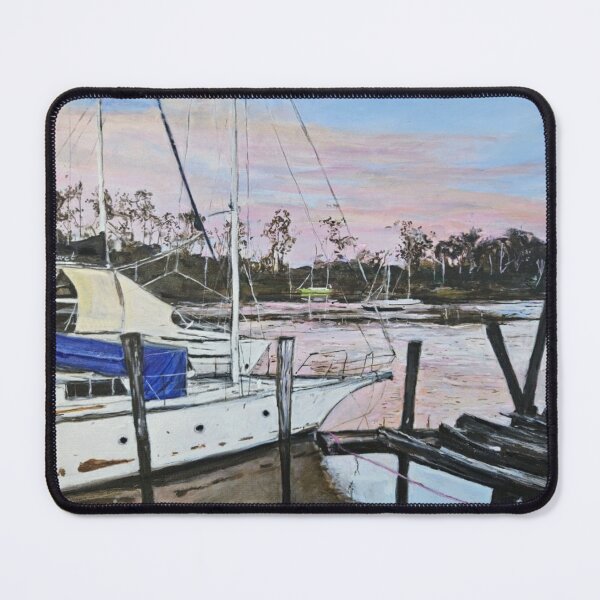Item preview, Docked at Dusk designed and sold by ChristineDavisArt.