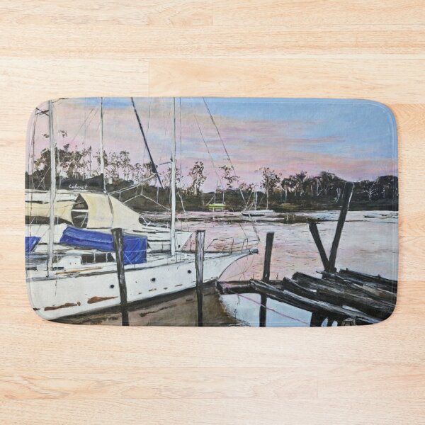 Item preview, Docked at Dusk designed and sold by ChristineDavisArt.