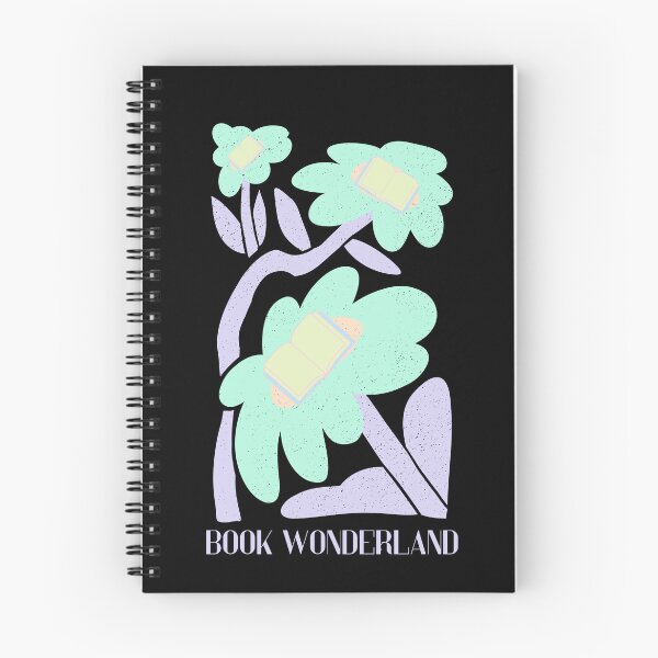 Item preview, Flower Book Wonderland - Floral Pattern Black designed and sold by AJdodd.
