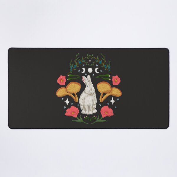 Aperçu de l'œuvre Lapin des bois en hiver | Design d'art populaire fantaisiste pour les fêtes créée et vendue par EmShoes.