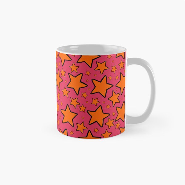 Item preview, Bunches of Stars: 2000s Color Palette: Zenon Ruby & Nickelodeon Splat Orange with Black Outline designed and sold by Jessica Erin.
