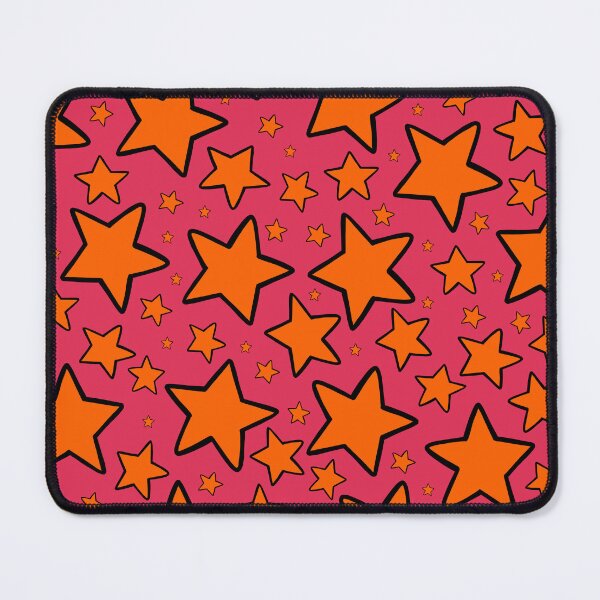 Item preview, Bunches of Stars: 2000s Color Palette: Zenon Ruby & Nickelodeon Splat Orange with Black Outline designed and sold by Jessica Erin.