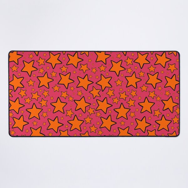 Item preview, Bunches of Stars: 2000s Color Palette: Zenon Ruby & Nickelodeon Splat Orange with Black Outline designed and sold by Jessica Erin.