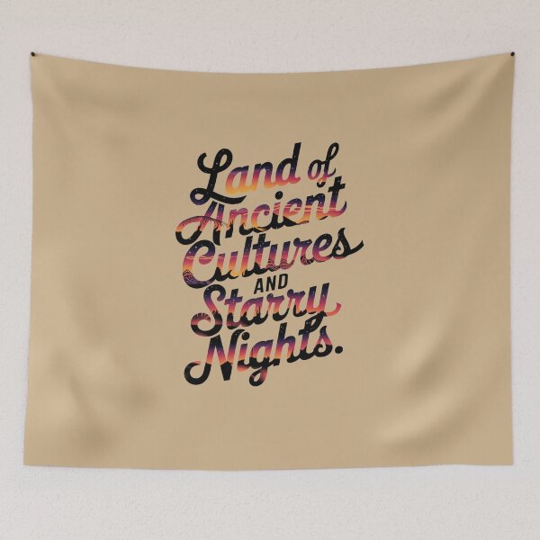 Item preview, Land of Ancient Cultures and Starry Nights - Sunset Silhouette designed and sold by Peter Stawicki.
