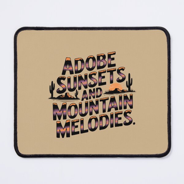 Item preview, Adobe Sunsets and Mountain Melodies - Sunset Design designed and sold by Peter Stawicki.