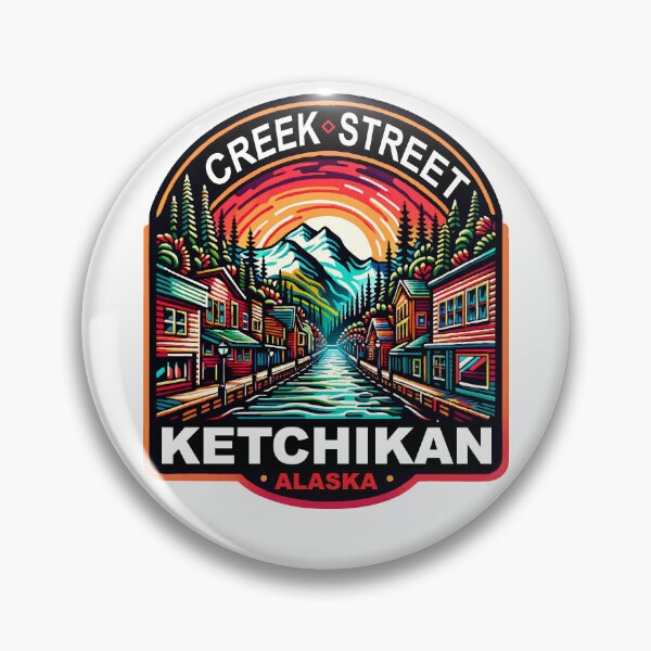 Item preview, Creek Street Ketchikan Alaska designed and sold by NPStudio.