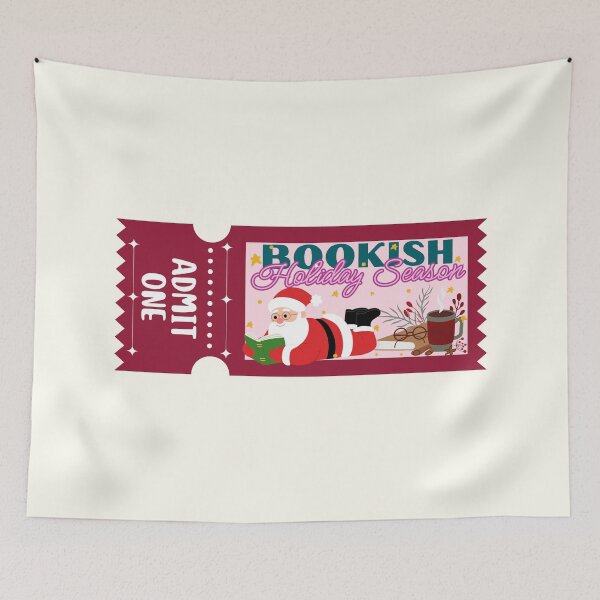 Item preview, Bookish holiday season ticket - Admit one designed and sold by Neadoodles.